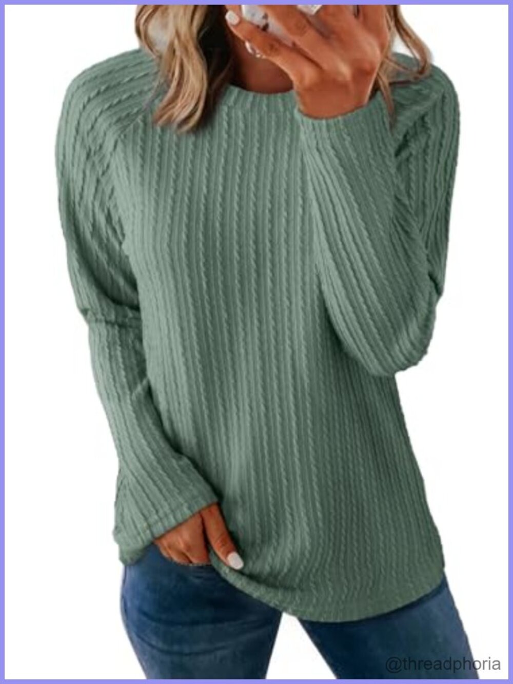 Womens Long Sleeve Scoop Neck Knit Tunic Top Lightweight Basic Tee